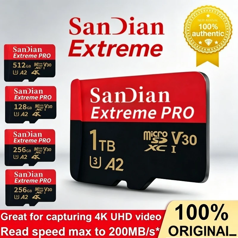 Original memory card Portable micro tf sd card 128GB 256GB micro tf sd High Speed U3 mini TF card For Phone/Camera/mac/drone