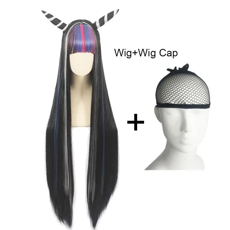 Anime Danganronpa 2 Mioda Ibuki Cosplay Sailor Suit Anime Costume Girl's JK Uniform Skirts Woman Wig and Headwear