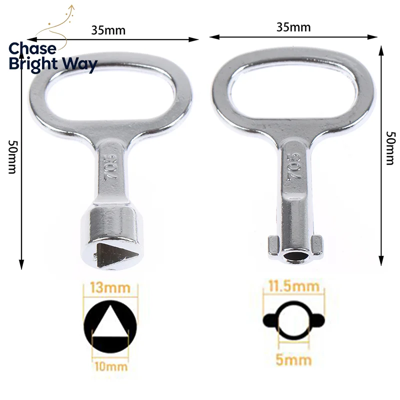 Torque Wrench Key Wrench Plumber Triangle Key For Electric Cabinet Subway Train Ferramentas Manuais Инструменты Для Ремонта