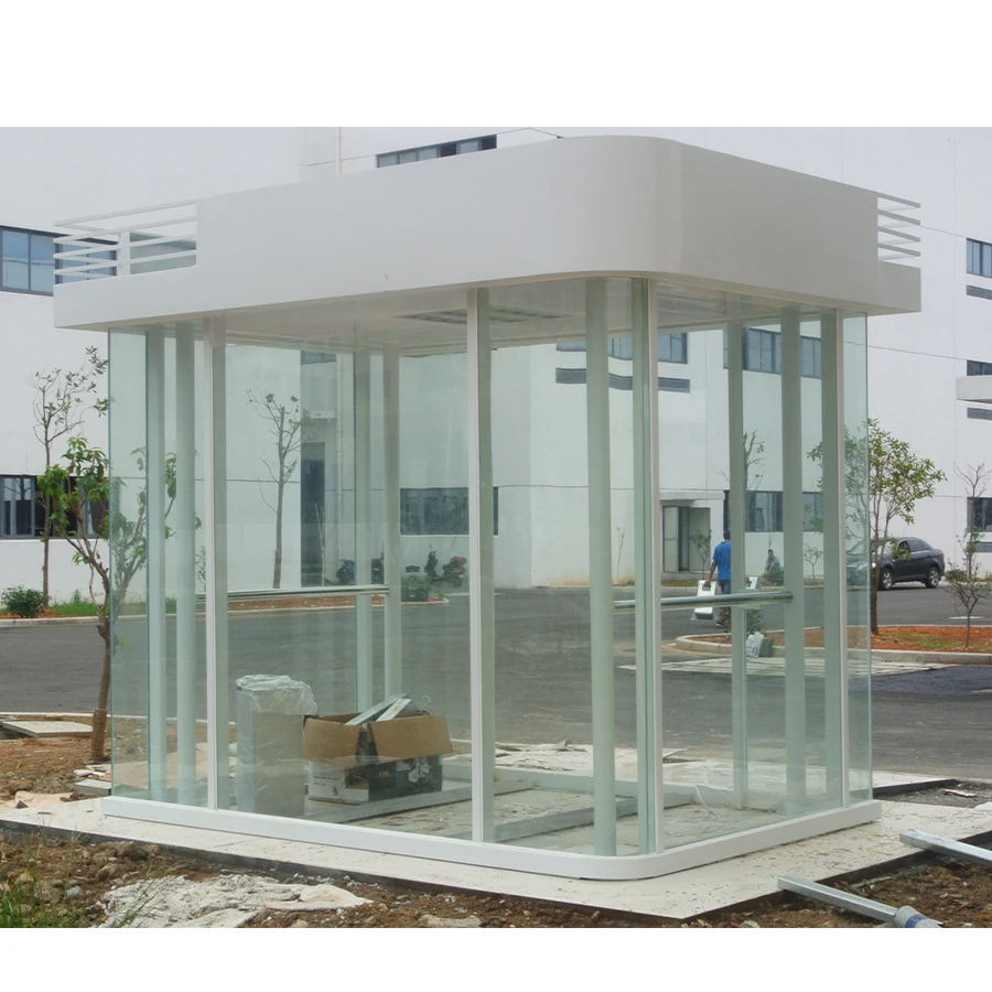 Ticket Booth Customize China Shandong Guard House Box Rainproof Smoking Room DurableSuite Furniture Security Mobile Booth