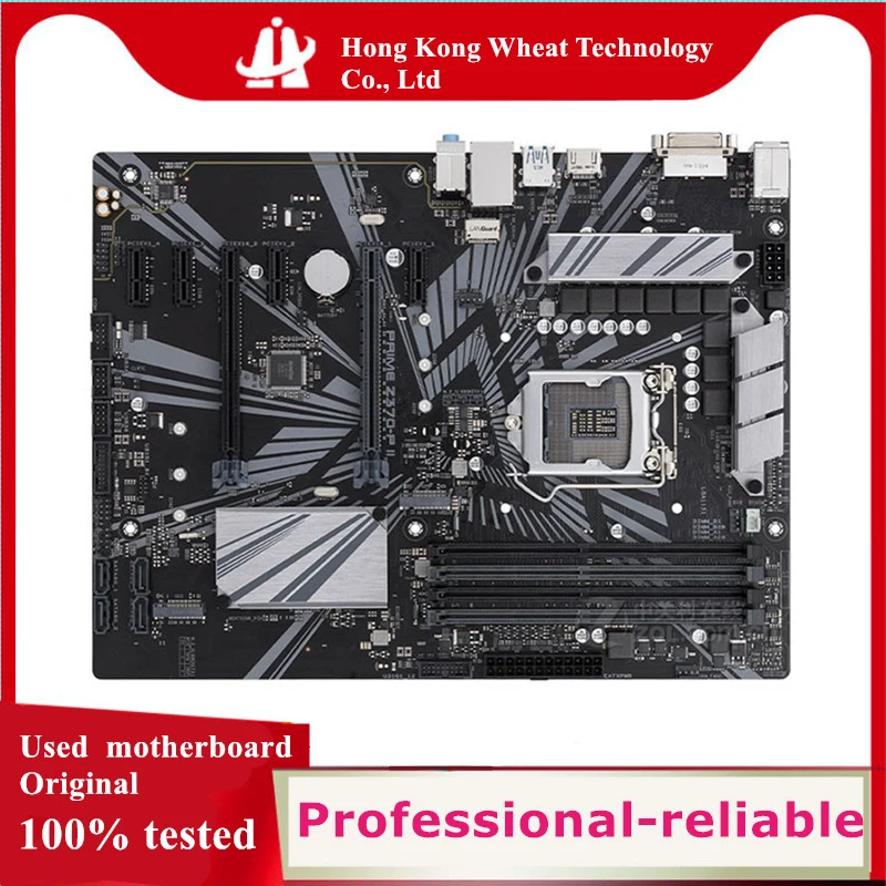 

Intel Z370 PRIME Z370-P II motherboard Used original LGA 1151 LGA1151 DDR4 64GB USB2.0 USB3.0 SATA3 Desktop Mainboard