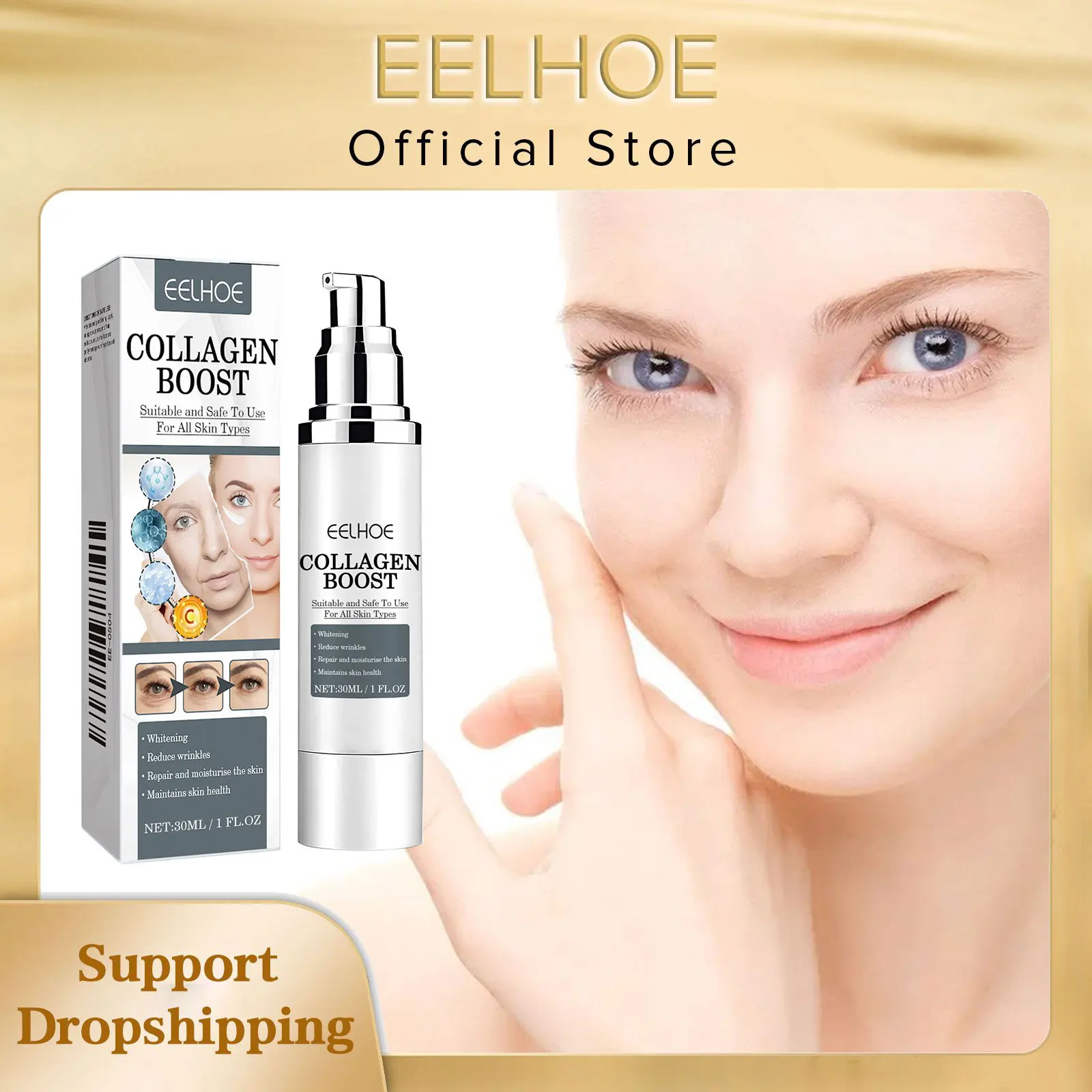 

2/5 шт. коллагеновый крем против морщин для лица, антивозрастной, укрепляющий, увлажняющий, гиалуроновый, исчезающий, тонкие линии, крем для ухода за кожей, бесплатная доставка