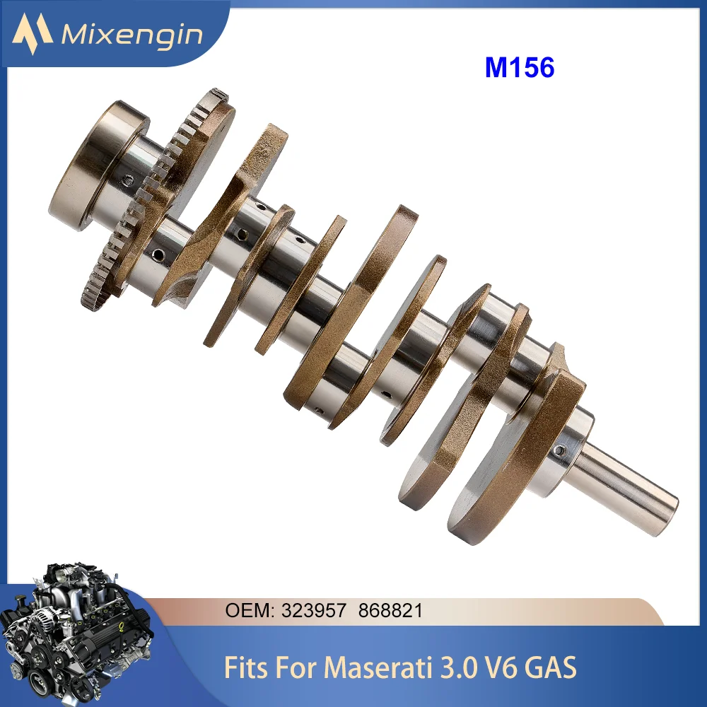 

Высокопроизводительный коленчатый вал подходит для Maserati 3.0 V6 GAS для 13-19 Maserati Levante M161 Ghibli M157 Quattroporte M156 3.0L 323957