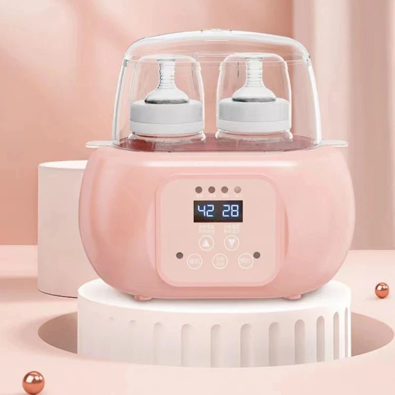 

New Arrival Multi-functional Baby Bottle Warmer Double Bottle Portable and Sterilizer PP Baby Accessories Feeding Warmer