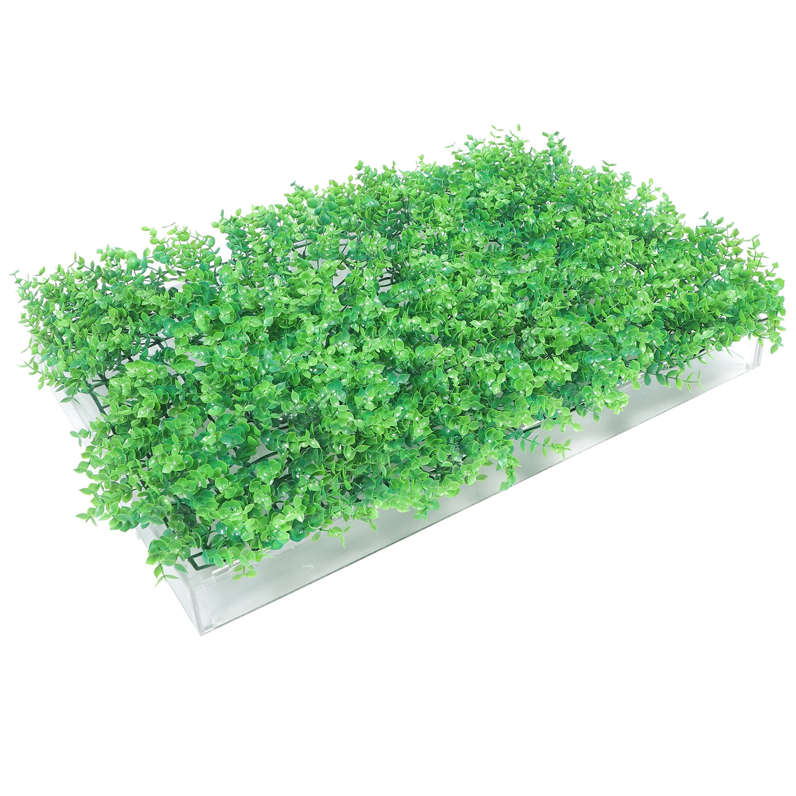 

Simulated Plant Wall Decoration Artificial Grass Panel Indoor Outdoor Faux Turf Green Background Hanging Lawn Decor Garden Fence