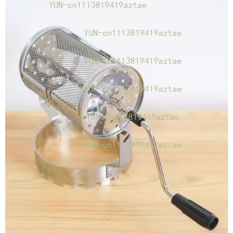 Hand Cranked Coffee Roaster Adjustable Height Household Coffee Bean Roasters Equipment