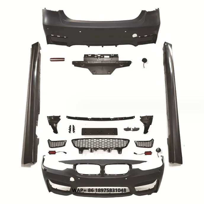 

Car bumper F30 body kit upgrade M3 style front bumper rear bumper side skirt facelift for 3 series F30 F35 328i 335i