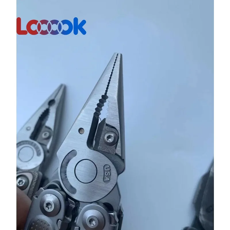 Loook Store 1 Pair Wear Resistant Damascus Replacement Wire Cutter Inserts Fit for Leatherman TTI WAVE P4 Surge Charge Tools - view 3