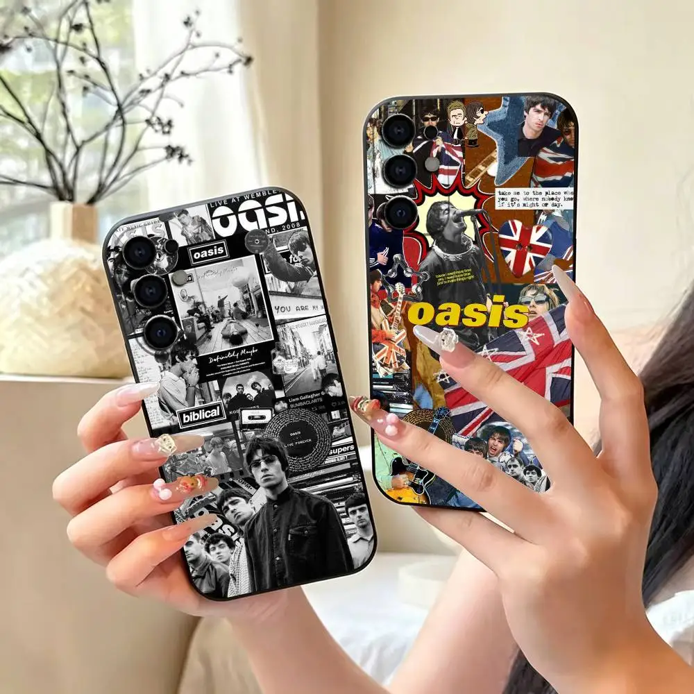 Top selling Band Oasis gift Phone Case For Samsung S25,S24,S21,S22,S23,S30,Ultra,S20,Plus,Fe,Soft Silicone Black Cover