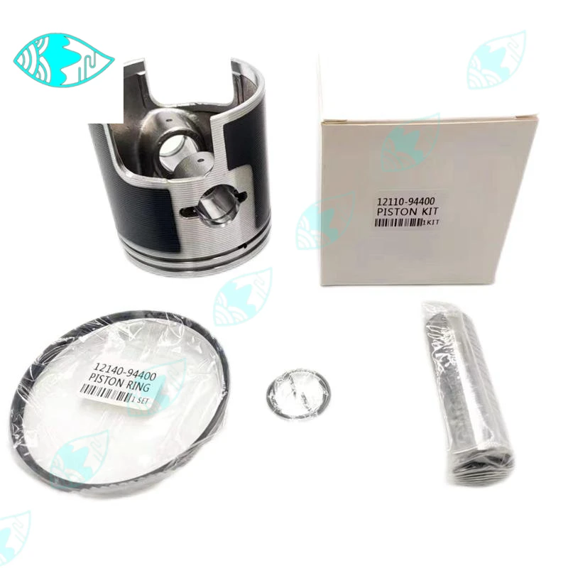 

For Suzuki Outboard Engine 40HP DT40 DT40C Diameter 79MM 12110-94400-000 12110-94400 Piston Kit Std With Rings Replace