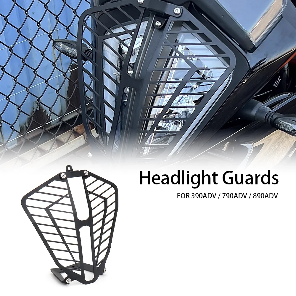 

Motorcycle Accessories Headlight Protection Guard Cover For 890ADV 790ADV 390ADV 890 790 ADVENTURE S R 390 Adventure 2019-2023