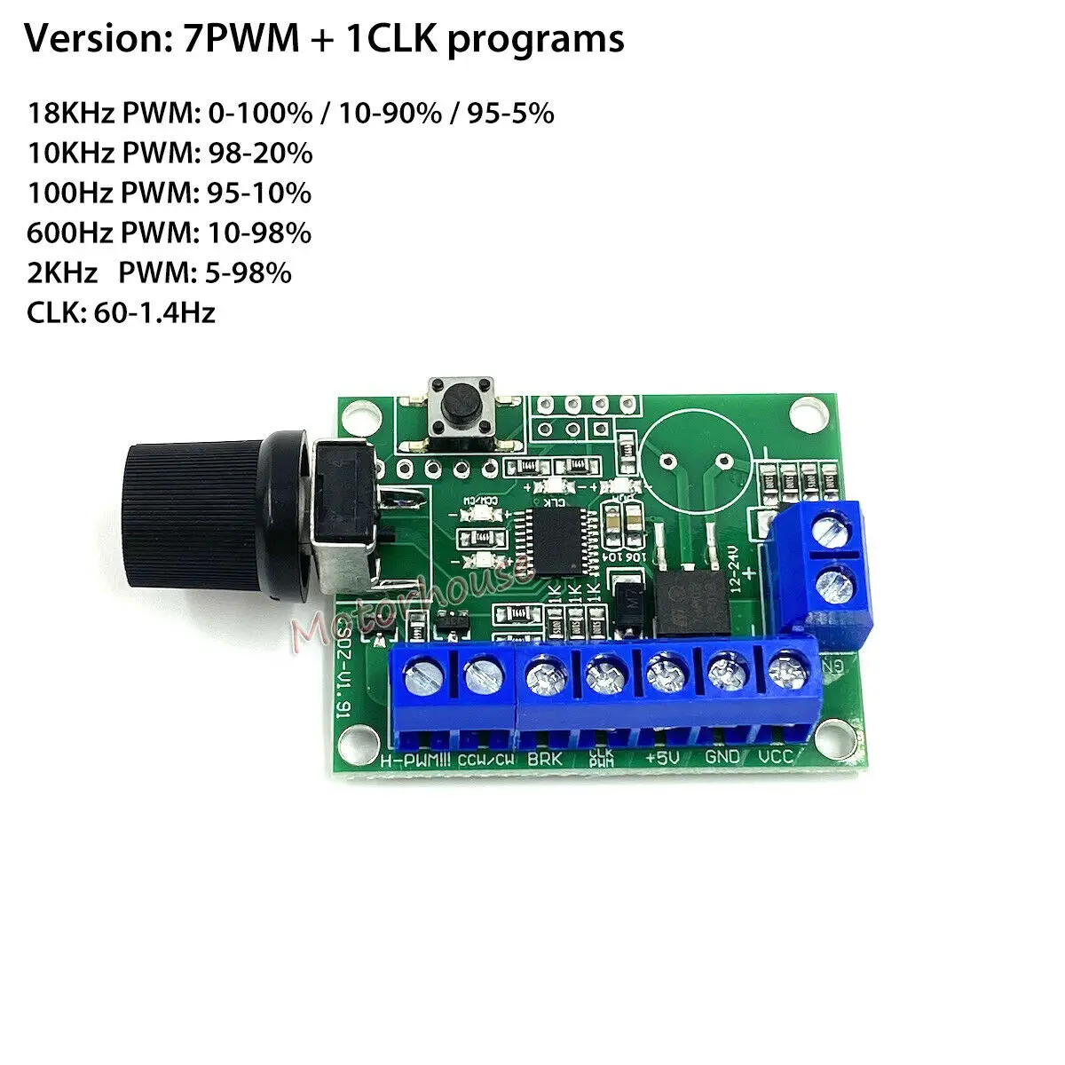 DC 12V-24V BLDC NMB  Minebea Nidec buit-in-Driver Electric Brushless Motor Fan PWM/CLK Speed Controller Reversible Brake Module