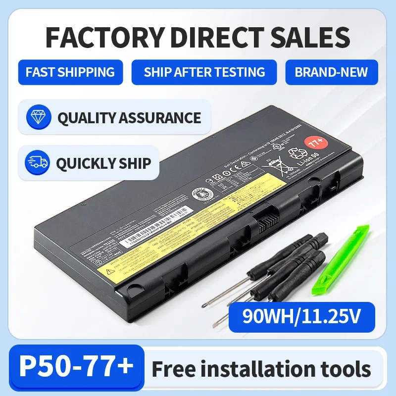 

SOMI YXKC 11.25V 8000mAh Laptop Battery 00NY492 00NY493 SB10H4507 SB10H45075 76 77 SB10H45078 For Lenovo ThinkPad P50 P51 P52