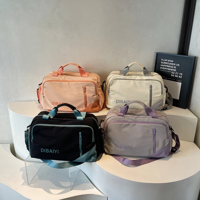 حقيبة سفر ذات سعة كبيرة حقيبة يد للرجال والنساء لرحلة العمل وخفيفة الوزن لتخزين الطلاب حقيبة كروس #6