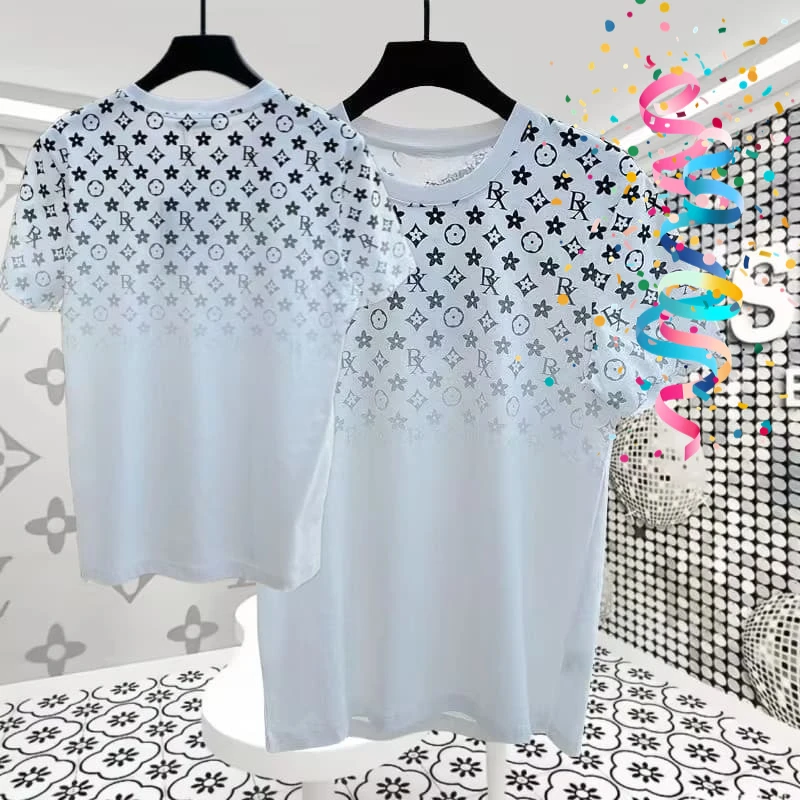

New 3D Printed Summer Men's Trendy Brand Printed Top Versatile Round Neck Half-sleeve Trendy Casual Short-sleeved T-shirt Moto