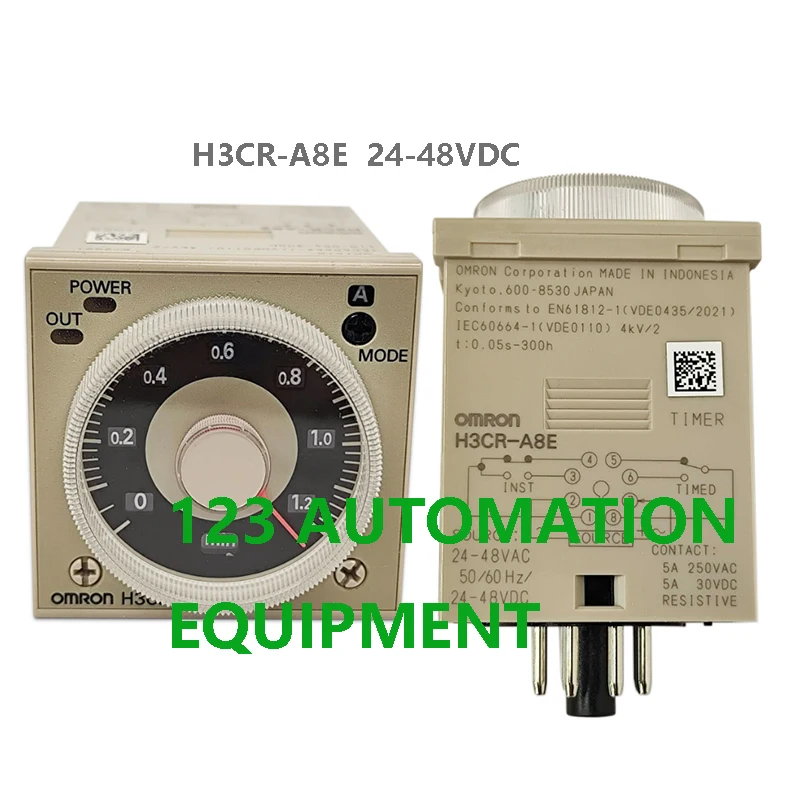 Authentic New Omron H3CR-A H3CR-F8 H3CR-A8 H3CR-A8E H3CR-H8L Time Relay 12-48VDC/100-240VAC/24-48VDC/24VDC/220VAC Timer