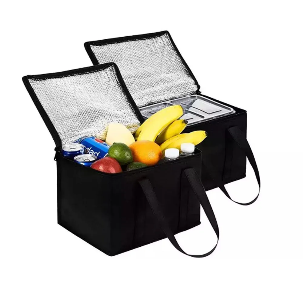 Large Outdoor Cooler Box Picnic Bag Portable Thermal Insulated Cooler Bag Camping Drink Bento Bags BBQ Zip Pack Picnic Supplies