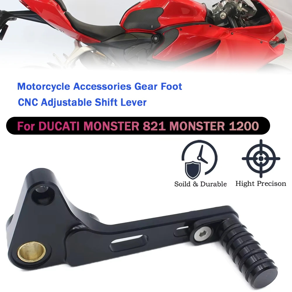 

CNC Adjustable shift Lever For DUCATI MONSTER 821 MONSTER 1200 Diavel 848 EVO1098 1198S R Motorcycle Accessories Gear Foot