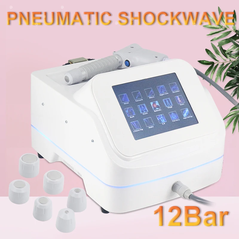 

Professional Shock Wave 12 Bar 2023 New Pneumatic Shockwave Therapy Machine ED Treatment Pain Relief Relaxation Massager