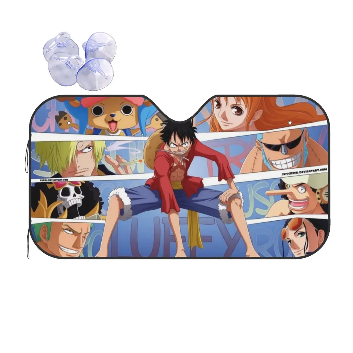 

Луффи Зоро Тони Чоппер аниме лобовое стекло солнцезащитный козырек складной чехол передний блок окно 76x140 см солнцезащитный козырек теплоотражатель