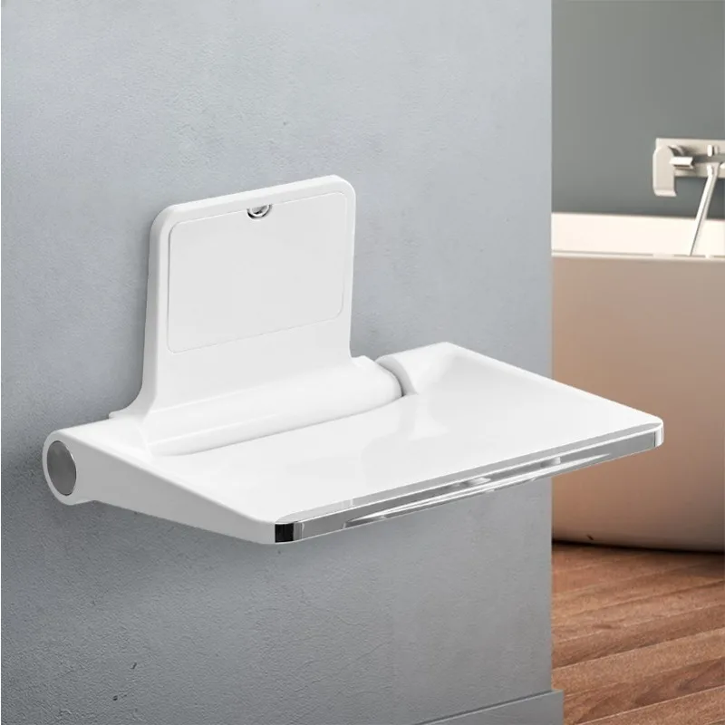 

Japanese-style entrance foldable bath stool, wall-mounted toilet, bathroom shower stool