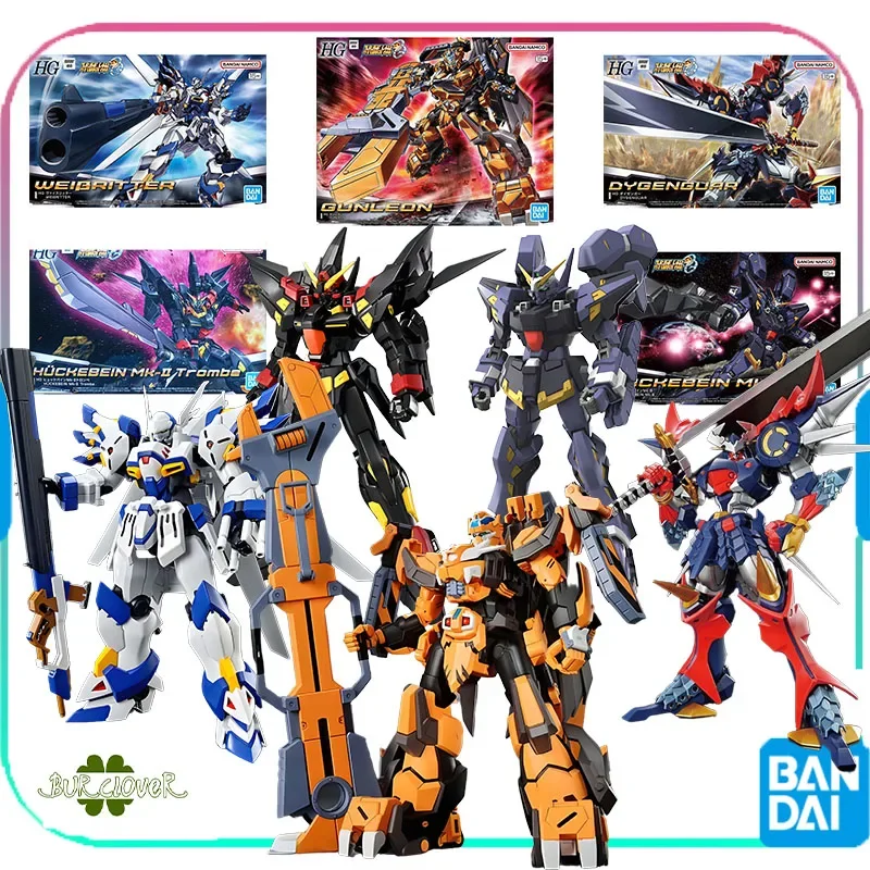

BANDAI Original GUNDAM HG SUPER ROBOT WARS DYGENGUAR GUNLEON Anime Action Figure Assembly Model Toys Collectible Model Gifts