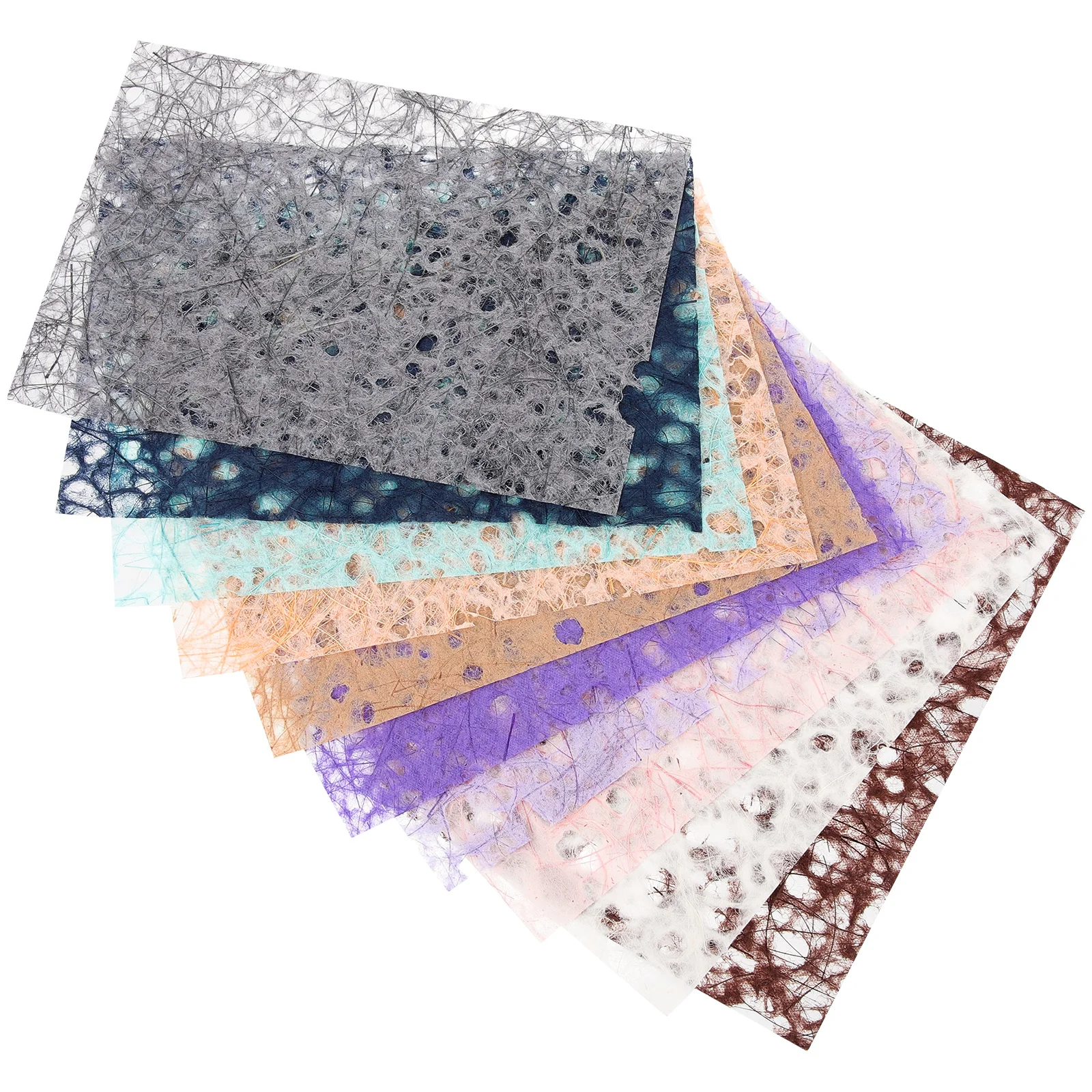 

10 Sheets Waterfall Paper A5 Hollow Out DIY Craft Material Decorative Scrapbook Notebook Journal Retro Design Pattern