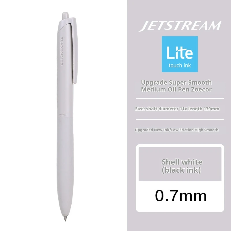 Uni Mitsubishi Oil Kugelschreiber JETSTREAM, schnell trocknend, wischfest, für saubere Notizen, ergonomischer Griff, langlebige Stahlspitze, nützliches Werkzeug