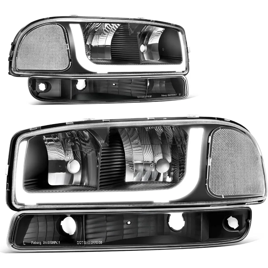 

Светодиодные фары DRL в сборе для 9906 GMC Sierra 1500 2500 0106 Sierra 1500HD 2500HD 3500 2007 Sierra 1500 1500HD 2500HD 3500 Cl