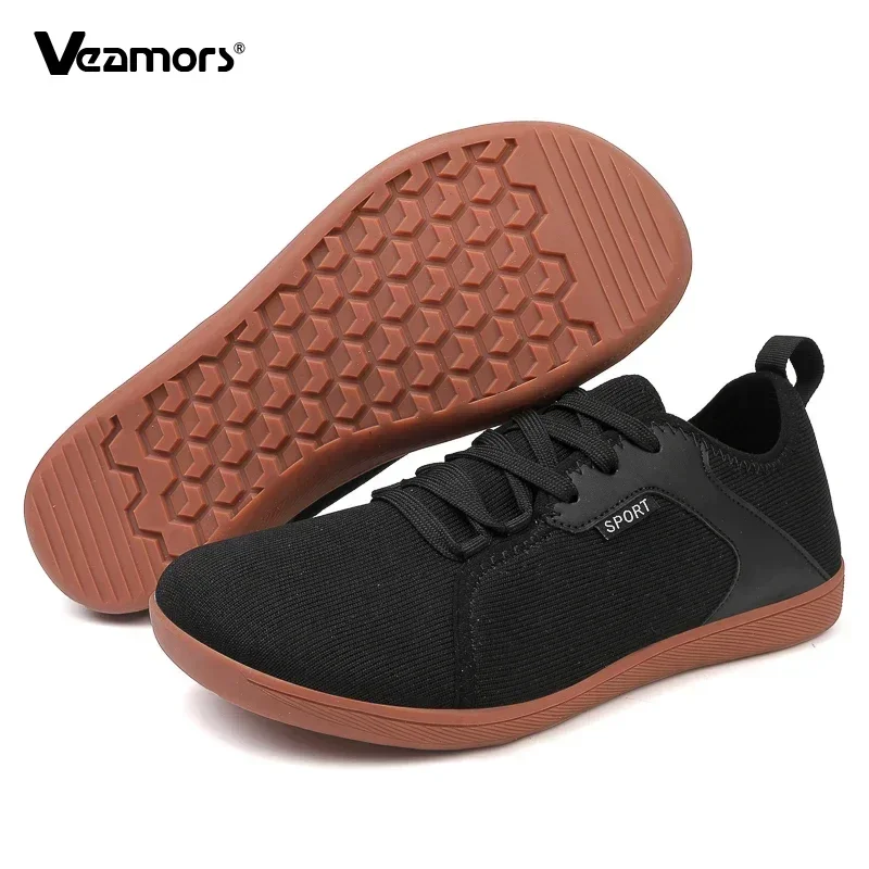 รองเท้าเท้าเปล่ากว้างสำหรับผู้ชายรองเท้าวิ่งแบบครอสเทรนนิ่งสำหรับผู้ชายรองเท้ามินิมอลกล่องนิ้วเท้ากว้างเป็นศูนย์