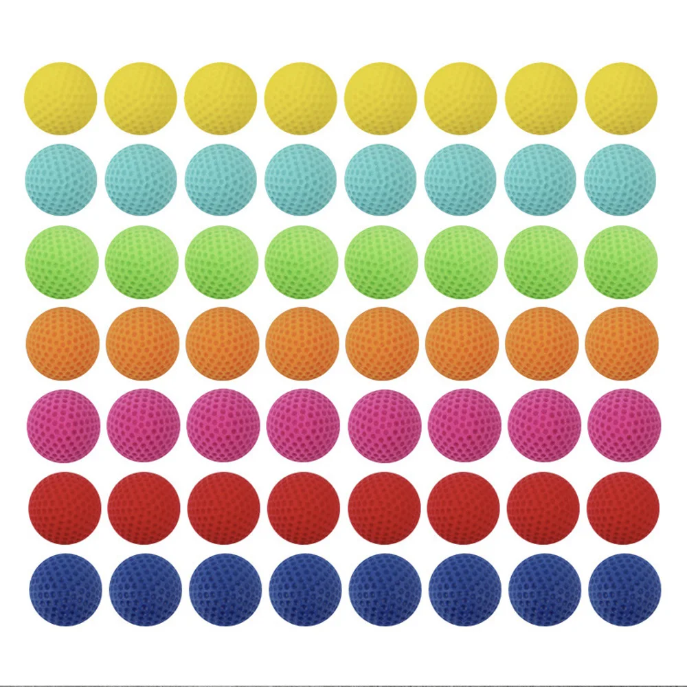 100pcs Universal PU Foam Balls for Nerf Rival Zeus/Apollo Blasters Multi-Color Ammo Toys 2.3cm Diameter QJ143