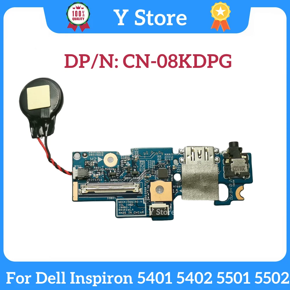 

Новый оригинальный магазин Y Store для Dell Inspiron 5401 5402 5501 5502 звуковая плата USB Board 19A80-1 08KDPG 8KDPG, быстрая доставка