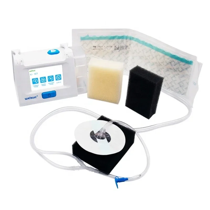 Negative Pressure Wound Therapy system VAC NPWT hine disposle canister 140 ml and 450 ml dressing kit CE ISO EN 13485 in stock