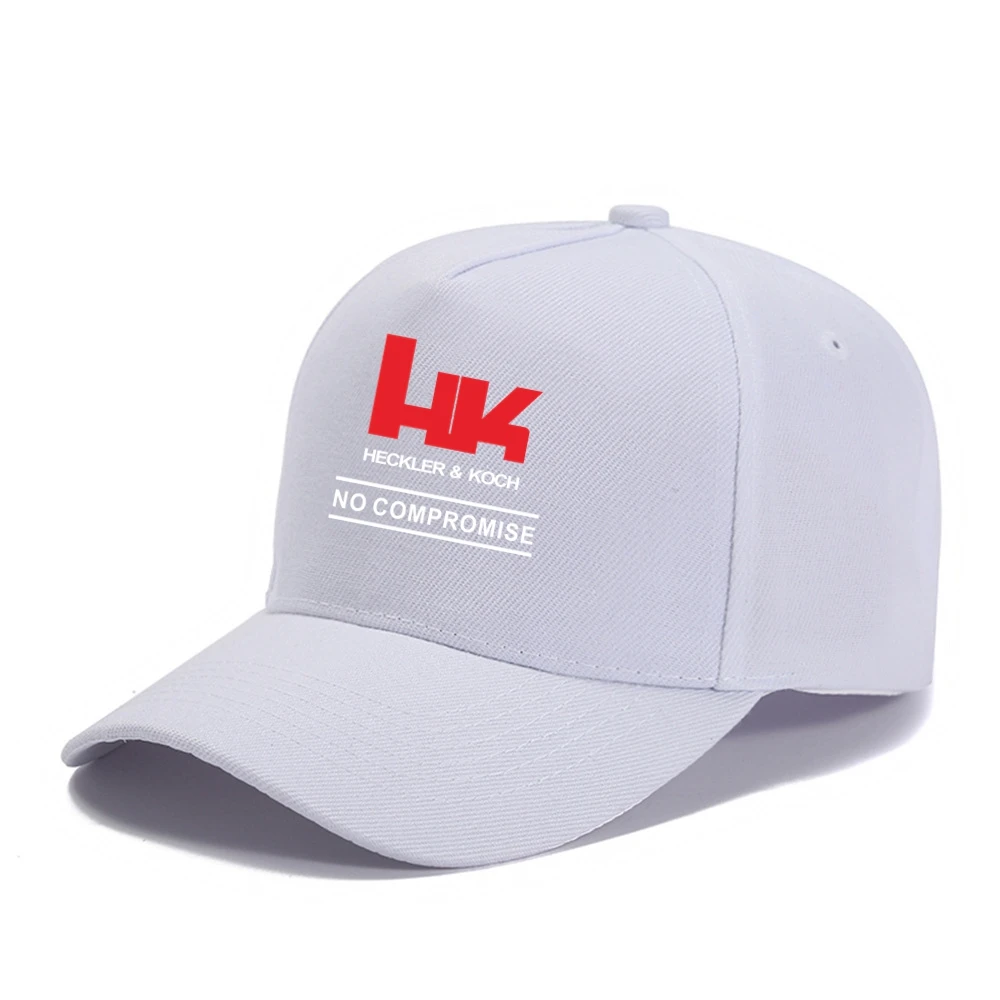 Shooting H&K Heckler Koch Baseball Cap HK MP5 G3 G36 USP Pistol Punisher XM25 Hip Hop Hats Men Snapback Caps Sun Hats