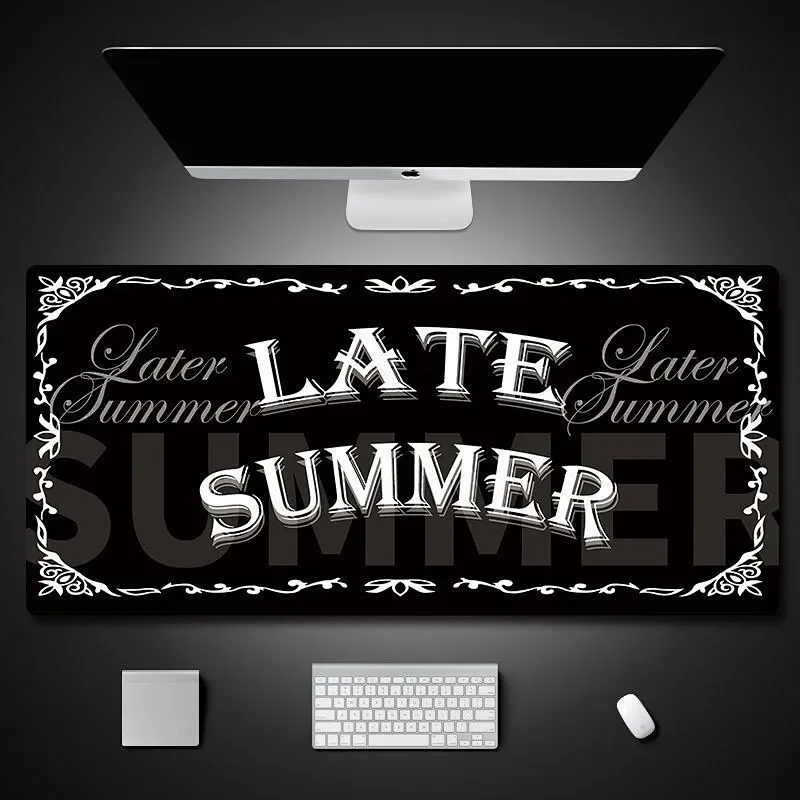 西海岸カルーセルフォントオフィスコンピューターマウスパッド大型ラバーXXLゲーミングマウスパッドゲーマーステッチデスクマットPCキーボードマット用
