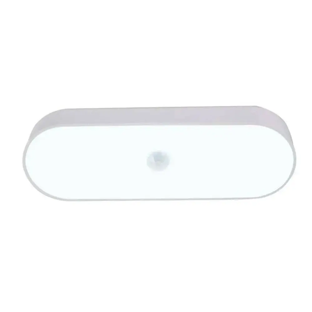 New USB Rechargeable LED Night Light Smart Motion Sensor Dimmable Stairs Lighting Human Body Sensor Lamp