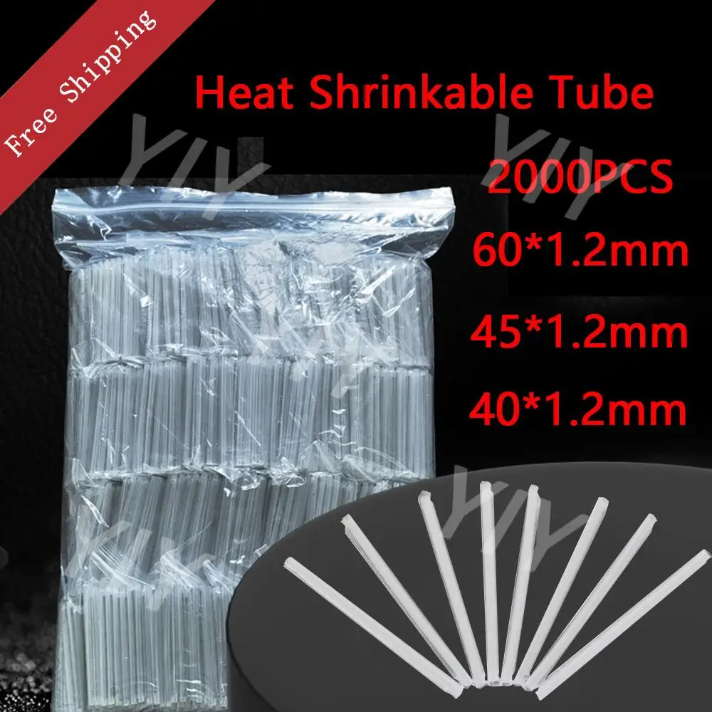 

2000pcs/Lot 60mm 45mm 40mm Bare Fiber Optic Fusion Protection Splice Sleeves Heat Shrink Tube Wholesales Price to Brazil