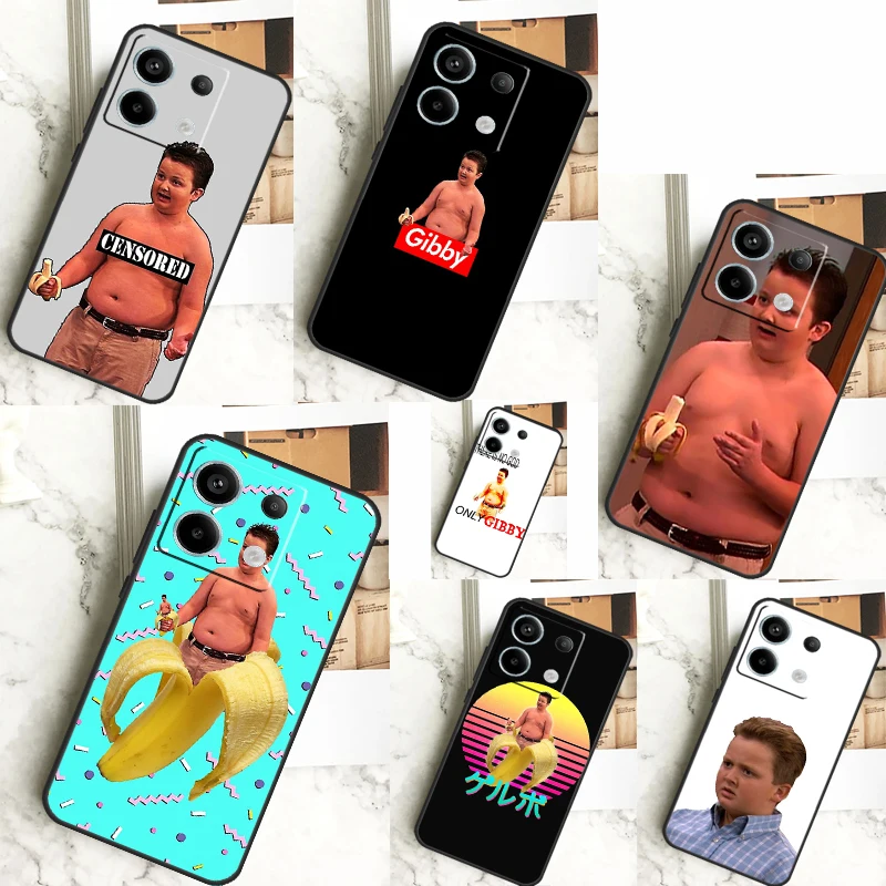 Gibby Meme Case For Xiaomi Redmi Note 13 12 10 9 8 11 Pro 12S 11S 10S 9S Remdi 13C 9C 10C 12C Cover