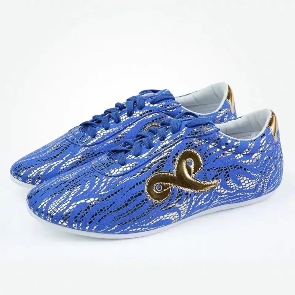 Adult Men's Training Shoes Breathable Durable Martial Arts Shoes Indoor Soft Sole Shoes Taekwondo Coach Shoes Rubber Sole