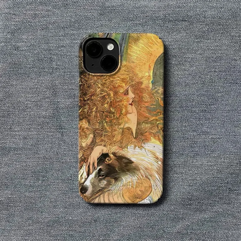 Ins Yellow Blonde Beauty Phone Case for IPHONE 17 Air 16E 15 PROMAX 14 Plus 13 12 MINI 11 PRO 16Plus XR XS Acrylic Phone Cover