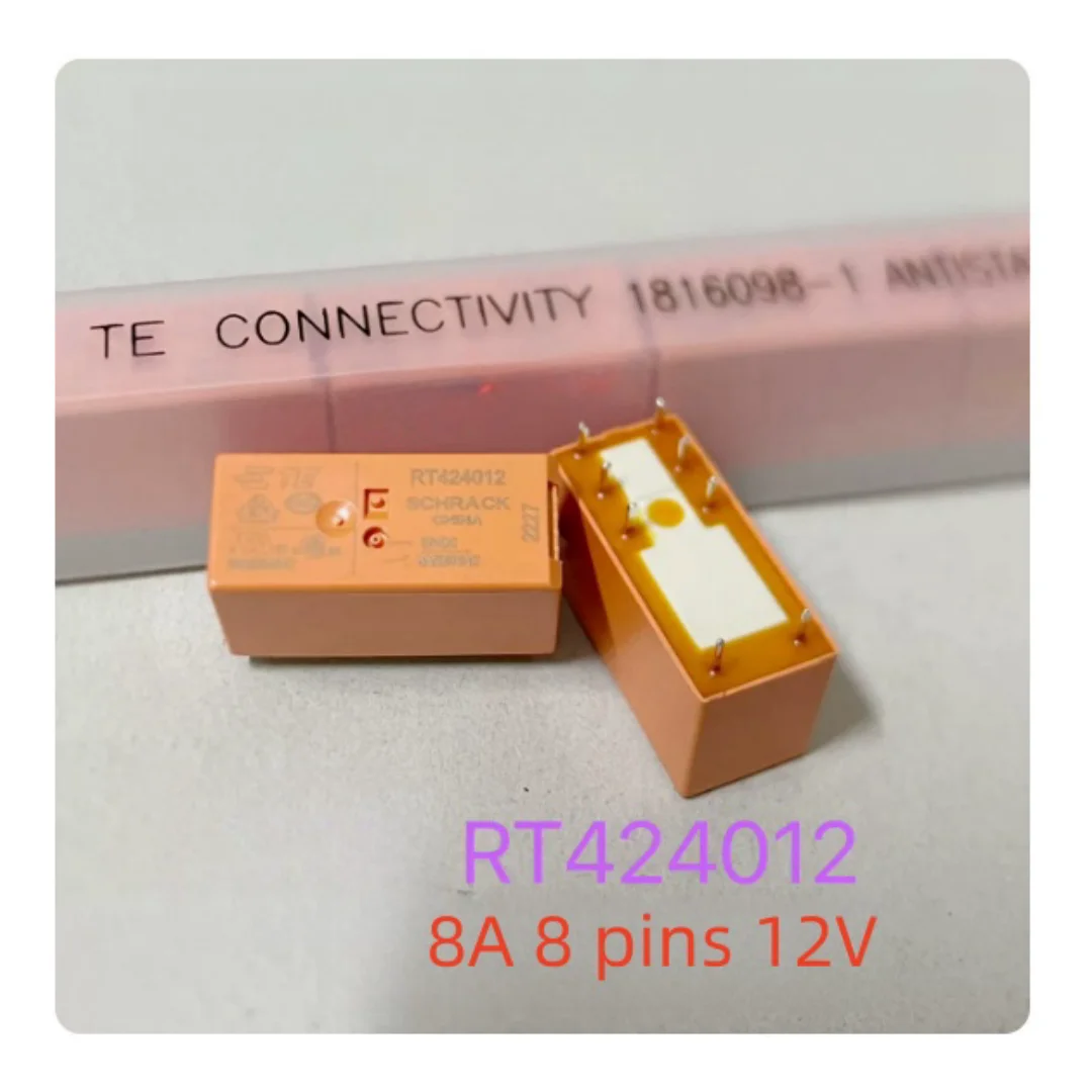 RT424012 RT424024 8A 8-pin 12V 24V relay