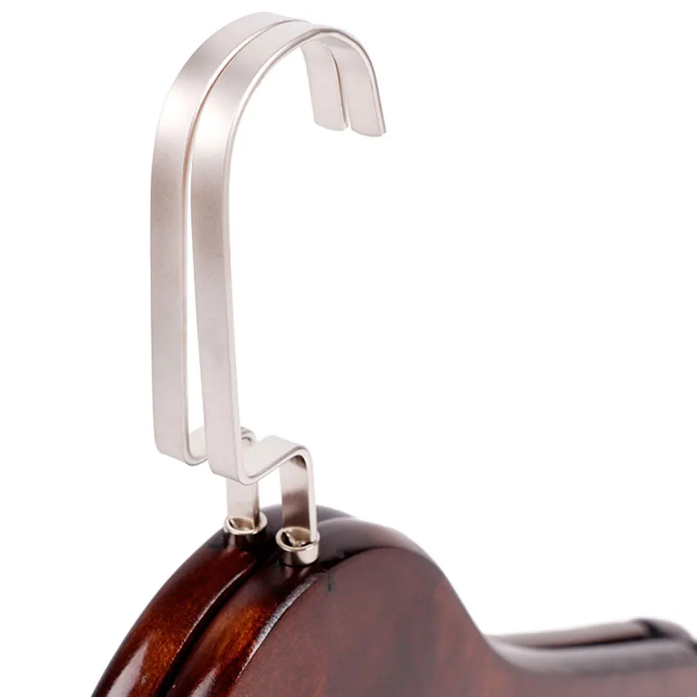 

2Pcs High-Quality Wooden Hangers with Hooks for Home Closet Organization Solid Wood Hanger Coat Hangers