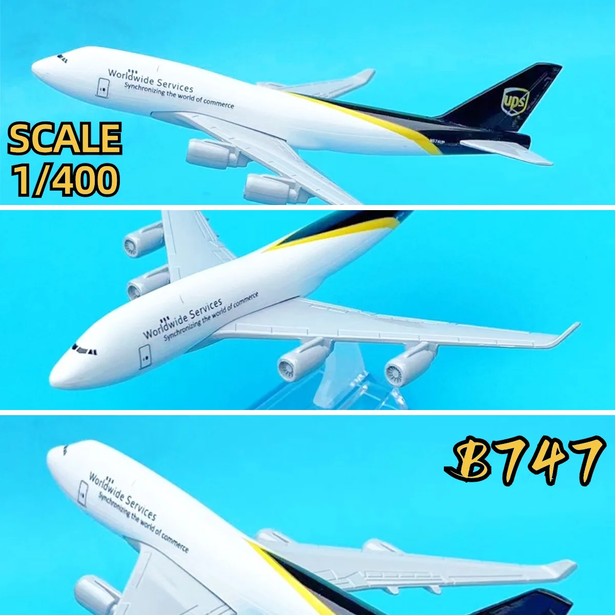 1:400เครื่องบินโบอิ้ง747โลหะจำลองเครื่องบินสะสมเครื่องบินของเล่นของที่ระลึกขนาดเล็ก