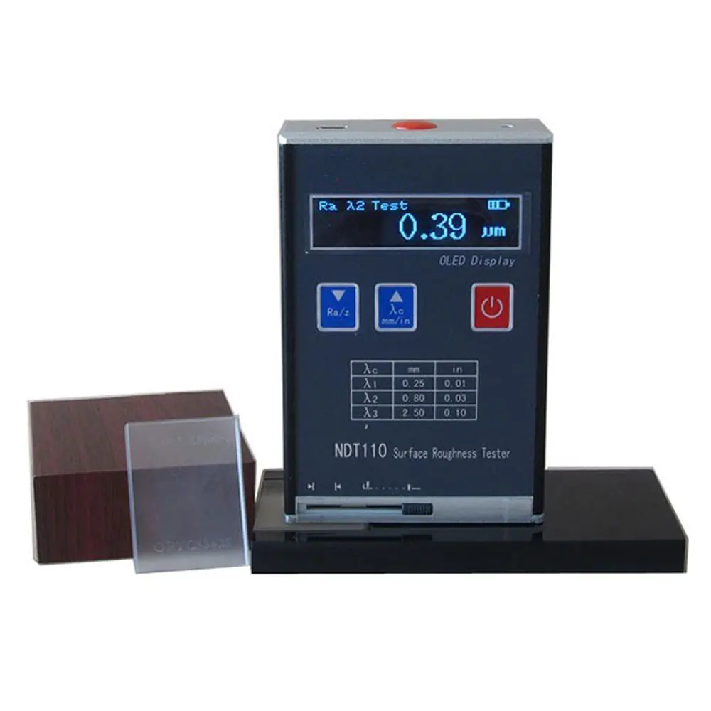 Digital Surface Roughness Tester NDT110 The roughness of metal andnon-metallic surface meter Ra: 0.01~15.000μm Rz:0.1~50μm