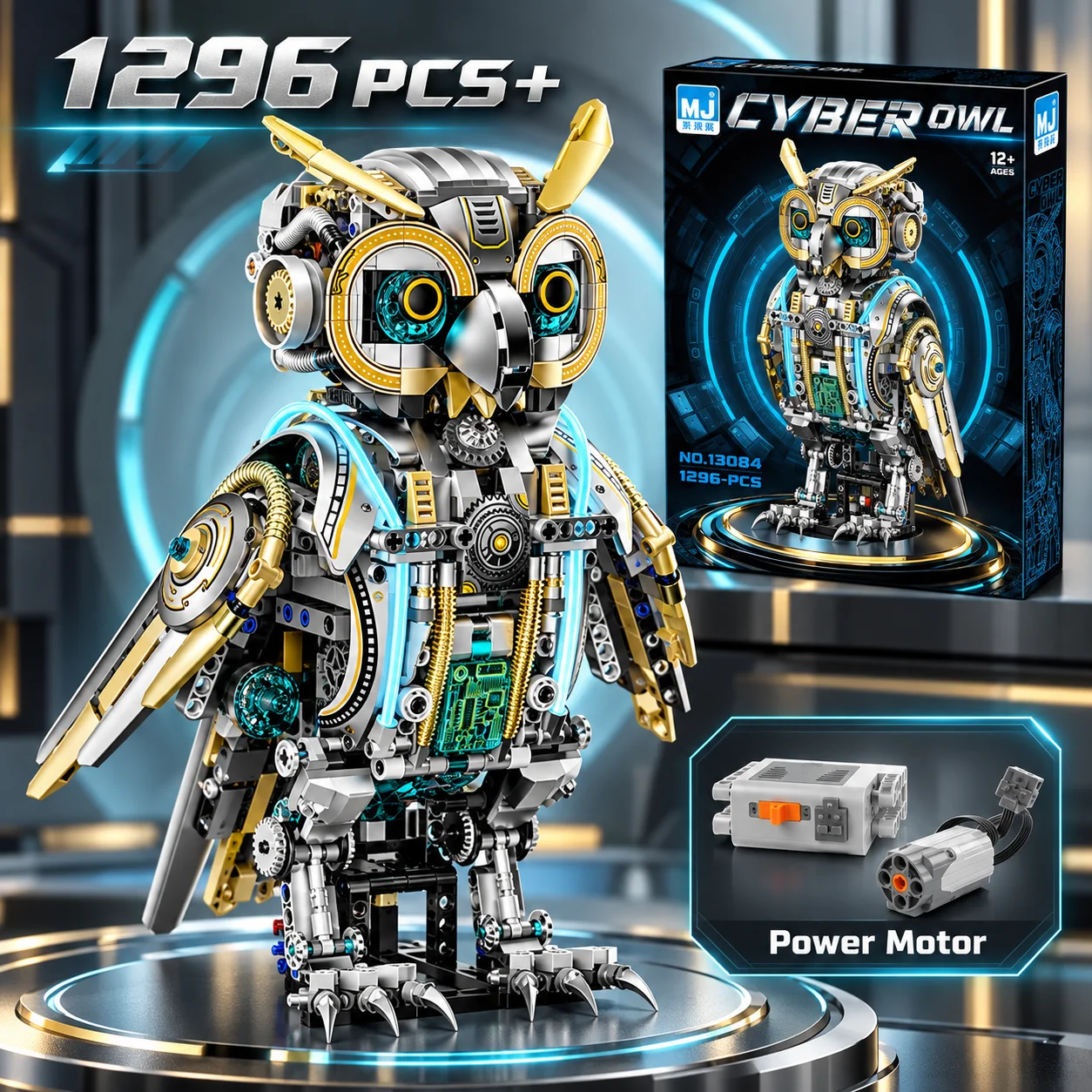 1296pcs-new-owl-animal-series-building-blocks-3d-model-light-mechanical-linkage-moc-creative-diy-desk-decor-gift-adults-kids
