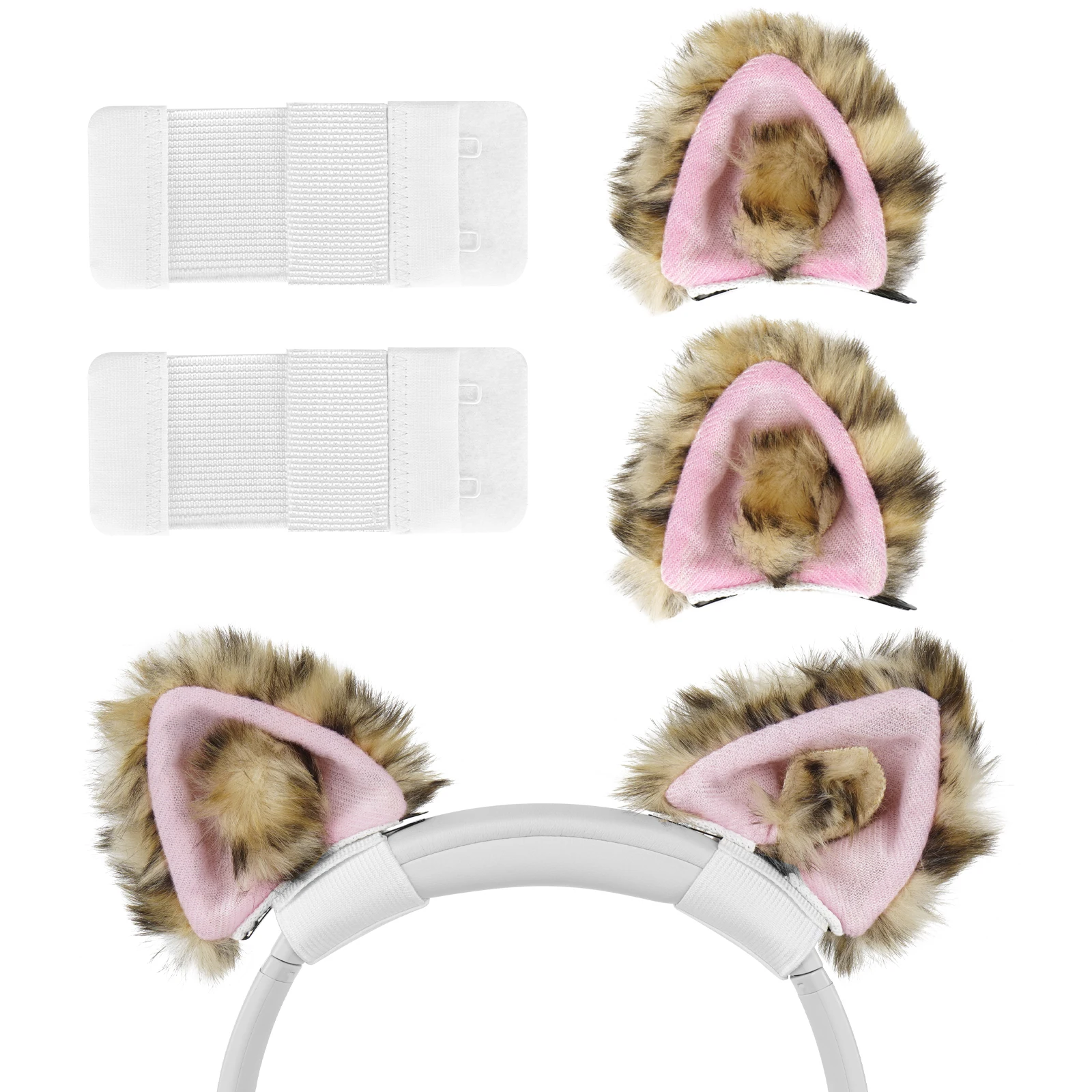 Geekria NOVA 헤드폰 빔 스트랩 및 고양이 귀 부착물, 보스, 소니, 스컬캔디, 비츠, 마샬 헤드폰과 호환 가능