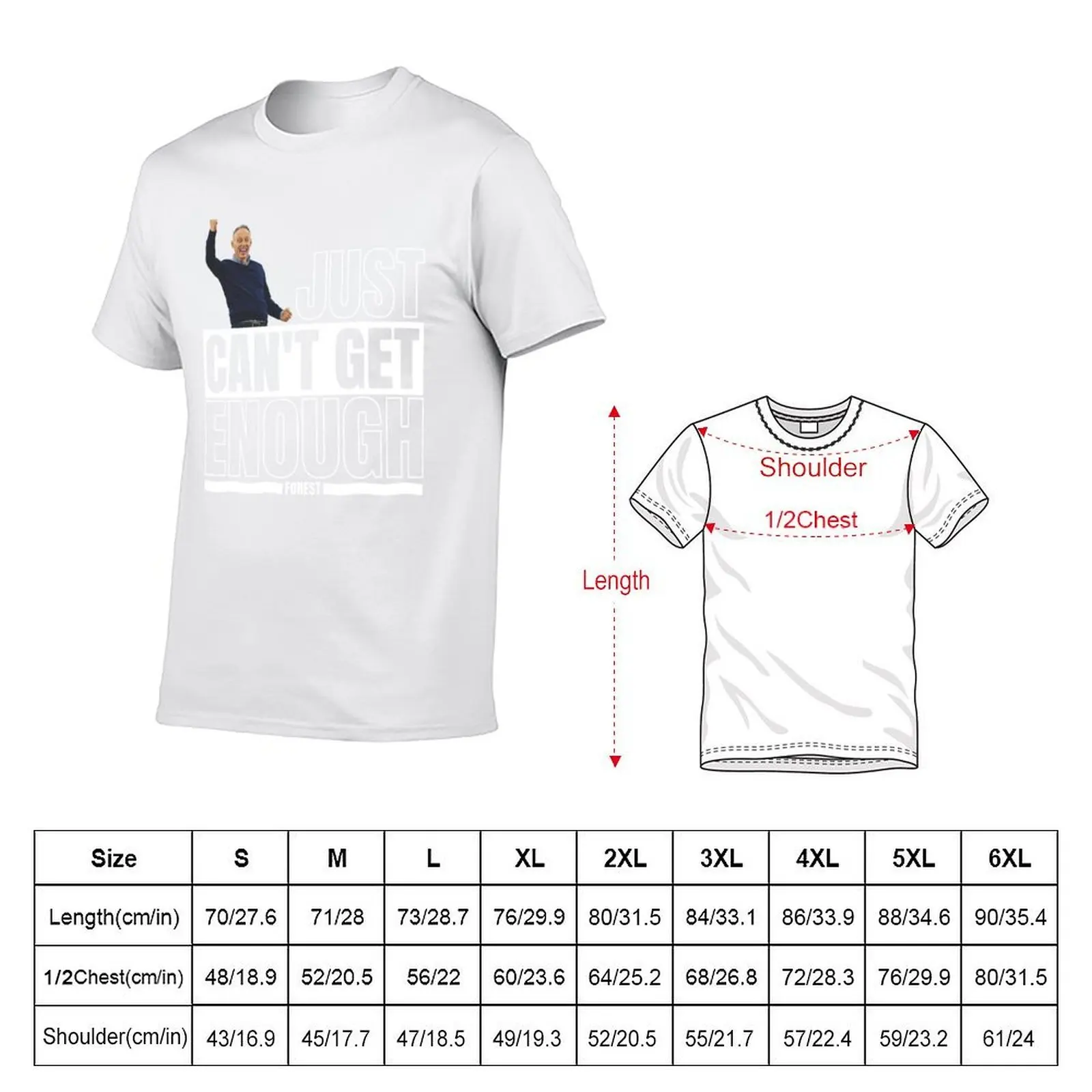 Just Can_t Get Enough Steve Cooper Forest Boss - Steve Cooper Nottingham Forest Boss T-Shirt man t shirts for men casual T-Shirt