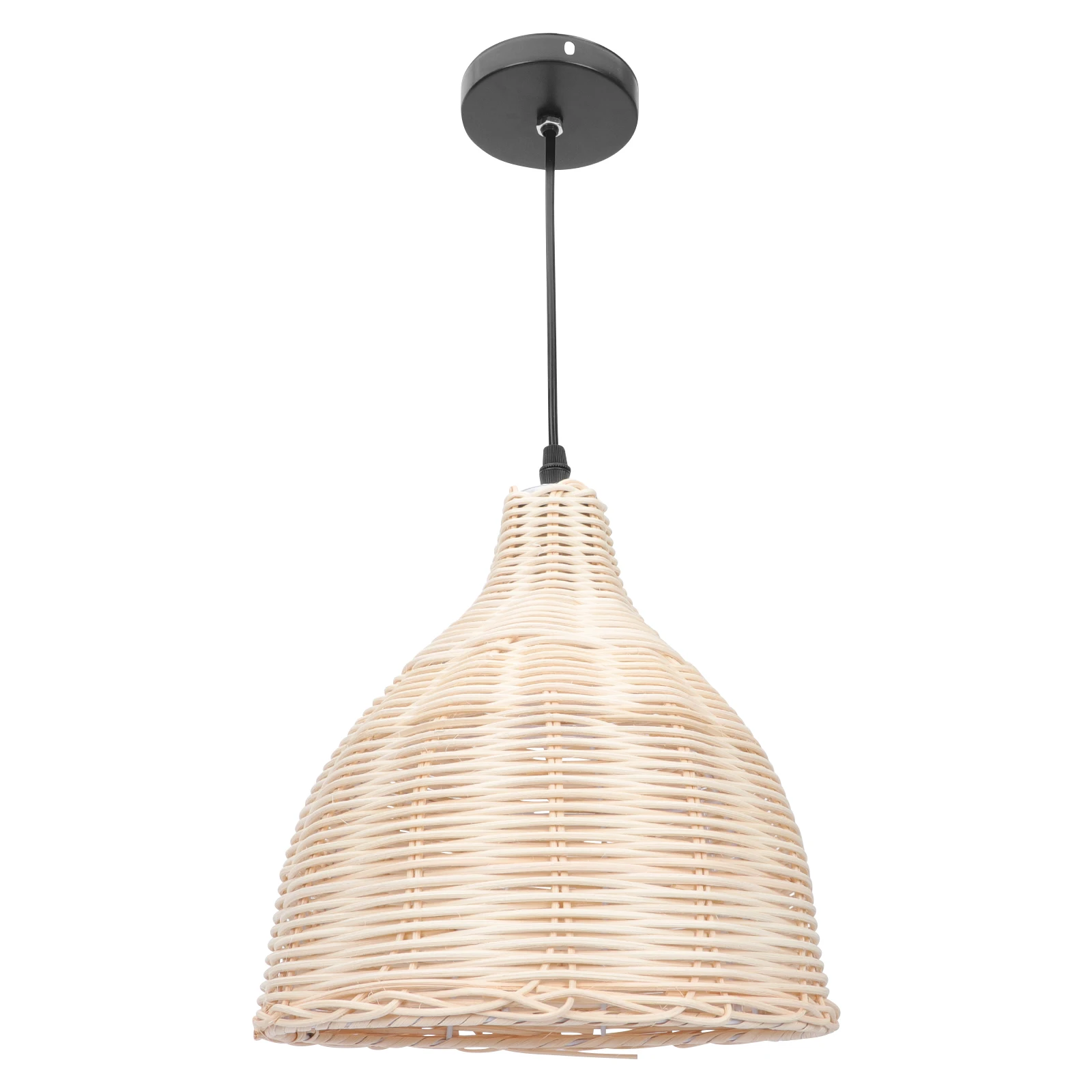 

1Set Woven Light Fixture Gentle Warm Lights for Relaxing Comfortable Ambiance Rattan Pendant Light Woven Hanging Lamp