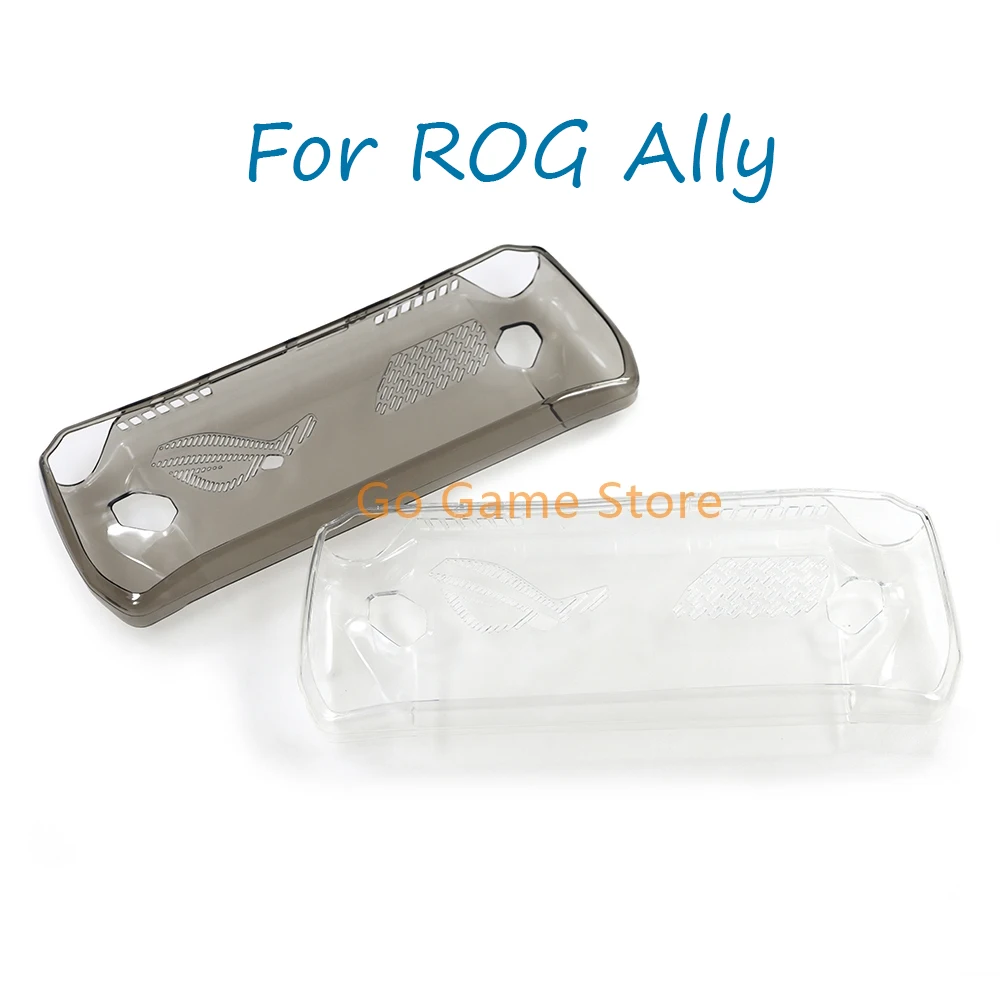 5pcs Anti-Drop Clear Black/White TPU Cover For ASUS ROG Ally Game Console Protective Case