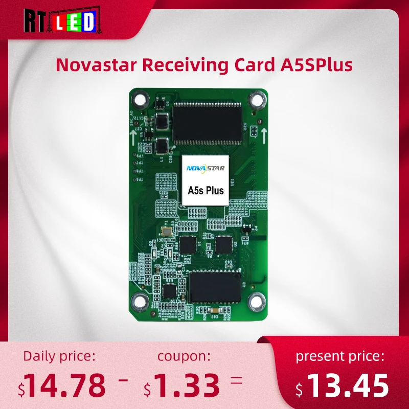 Best Price A5s Plus Novastar Receiving Card Full Color For Indoor Small Spacing LED Screen Synchronous HD Video Control Card